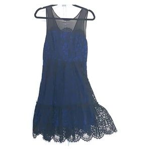 Anthropologie black lace party dress; worn twice.